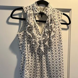 White House black market blouse size 0